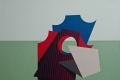 Giuseppe Cacciatore, Congiunzione, 2014, acrilico su tela, cm. 40X40
