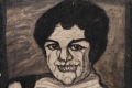 Pietro Ghizzardi, Marzia, anni '50, tecnica mista su cartone (double face), cm. 73,3x52,3